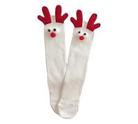 Kids Crews Calzini Divertenti Novità Disegni Caviglia Cotone Boot Moda Crazies Inverno Caldo Ragazzi Ragazze Calzini di Stivali di Cotone, bianco, Taglia unica