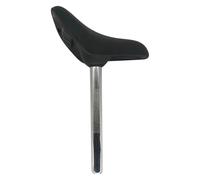 Kids Cycle Saddle, Replacement Seat with Soft Cushion PU and Iron Seatpost, Comfortable Balance Saddle for Enhanced Riding Experience, Young Riders, 7.8x10.0 Inches