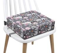 Kids Dining Booster Seat - Aumento del cuscino con cinghie regolabili, cuscino per sedia lavabile | Tavolo, morbido cuscino antiscivolo imbottito, comodo rinforzo per sedia portatile per casa e Re