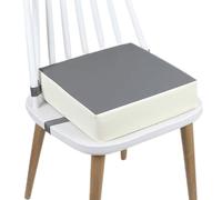 Kids Dining Chair Booster Portable Removable Adjustable Compact Lightweight | PU Leather Booster Pad for Little Boys Girls Child Family Home Dining Room