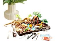Kids Dino Fossil Excavation Set Hands On Discovery Science Toy Pack | Hands On Cognitive Skills Building Archaeologist Excavation Toy Set for 3 5 Years Old Boys Girls Students Preschoolers