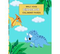 Kids Dinosaur Bible Verse Coloring Book