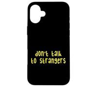 Kids Do not Talk to Strangers, Cool Kids Awareness Lessons Custodia per iPhone 16 Plus