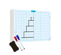 Kids Drawing Board, Symmetry Art Toy, 5.51x3.94 Inches STEM Educational Toy, Reusable Grid, Erasable Marker Included, Fun Fine Motor Skills Practice for Preschool Classroom