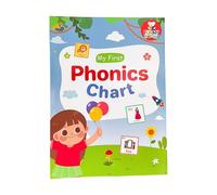 Kids Earling Learning Vocabolary Chart 28,7 x 21 cm grande carta parole edificio poster grafico per la casa scuola aula prescolare inglese insegnamento aiuto