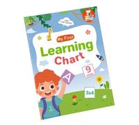 Kids Earling Learning Vocabolary Chart 28,7 x 21 cm grande carta parole edificio poster grafico per la casa scuola aula prescolare inglese insegnamento aiuto