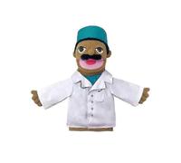 Kids Educational Doctor Plush Hand Puppet - Fun Cartoon Toy