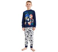 Kids Essentials Pigiama per bambini Sonic the Hedgehog Gamer Gaming Pigiama da notte, Sonic e nocche, 9-10 Anni