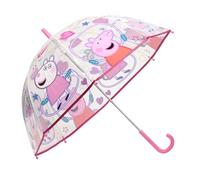 Kids Euroswan OMBRELLI POE CON COSTE IN FIBRA DI VETRO MANUALE PEPPA MAIALE, multicolore, Taglia unica, Adatto ai bambini
