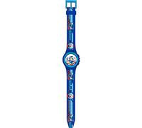 KIDS EUROSWAN Orologio digitale per bambini 21 cm, orologio automatico con cinturino in plastica regolabile per ragazzo e ragazza, regalo di compleanno originale (Blu)