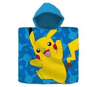 KIDS EUROSWAN Poncho Asciugamano in cotone Pokemon 60 x 120 cm