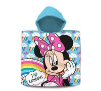 Kids Euroswan - Poncho in cotone 60 x 120 cm Minnie, multicolore (MN-242P)