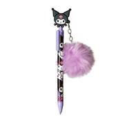 KIDS EUROSWAN SL Hello Kitty Kuromi Penna con personaggio topper e pompon per scuola, ufficio, bambini, regalo di cancelleria
