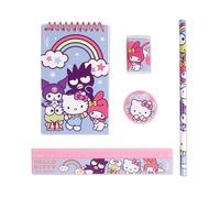 KIDS EUROSWAN SL Set di cancelleria da 5 pezzi, motivo: Hello Kitty and Friends