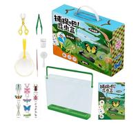 Kids Explorer Kit, Educational Toys, 11.4x8.5x2.1 Inch Magnifying Glass Set, Outdoors Learning Gear, Adventure Accessories, Best Usage Accessory for Youth Girls Indoor Garden Backyard Hunting Hiking