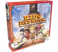 Ludonate: Kids Express - Cooperative Board Game, 3D Train, Flick Projectiles to