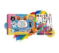 Kids Face Paint Kit - 42 Color Water Based Makeup Set With Brushes