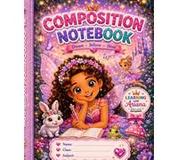 Kids Fairy Composition Book Learning With Ariana