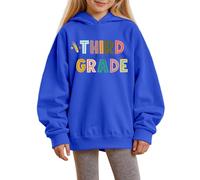 Kids Felpa con Cappuccio/Sweatshirt Leggero Pullover Ampia Hoodie Scollo Rotondo Felpe Cardigan Coulisse Tasca Autunno/Inverno Ragazza Senza Cappuccio Zip Moda Casual Autunno Inverno