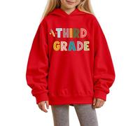 Kids Felpa con Cappuccio/Sweatshirt Leggero Pullover Ampia Hoodie Scollo Rotondo Felpe Cardigan Coulisse Tasca Autunno/Inverno Ragazza Senza Cappuccio Zip Moda Casual Autunno Inverno