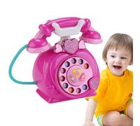 Kids Fingt Toy Telephone - Play Call Device, Fun Toddler Telefono, Accesso di giocattoli Accessorio | Telefono portatile durevole con suonerie realistiche e colori vivaci per i giochi di ruolo della c