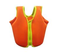 Kids Fishing Jacket Adjustable for Growth with Neoprene Fabric and High-Density EPE Foam for Swimming Beach Vacation Water Play Use(Orange1,XXL (10-12 Years))