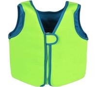 Kids Fishing Jacket Adjustable for Growth with Neoprene Fabric and High-Density EPE Foam for Swimming Beach Vacation Water Play Use(Green,S (1-2 Years))
