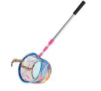 Kids Fishing Nets, Retractable Crab Net, With Non Slip Handle, Heavy Duty Skimmer Toy, Catching Net for Outdoor Use, Summer Game Suitable to Small Kid Camping Crabbing Butterfly