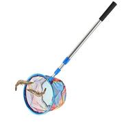 Kids Fishing Nets, Retractable Crab Net, With Non Slip Handle, Heavy Duty Skimmer Toy, Catching Net for Outdoor Use, Summer Game Suitable to Small Kid Camping Crabbing Butterfly