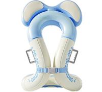 Kids Float Vest, Inflatable Swim Jacket, Pool Safety Ring, Adjustable Buckle Strap, Soft Padded Interior, Quick Inflate Valve, Lightweight Wear, Easy Pack, Swimming, Pool, Beach, 38x46cm