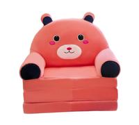 Kids Foldable Sofa Floor Couch Flip Open Recliner, Soft Backrest Armchair, Children's Sofa Bed for Girls And Boys