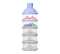 kids Formula Dispenser - 5 Layer Stackable Portable Container | Removable Milk Powder Container, Easy Clean Bottle Organizer | Travel Feeding Storage for Infant Formula Rice Cereal Snacks