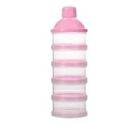 kids Formula Dispenser - 5 Layer Stackable Portable Container | Removable Milk Powder Container, Easy Clean Bottle Organizer | Travel Feeding Storage for Infant Formula Rice Cereal Snacks