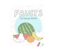 kids fruit colouring book