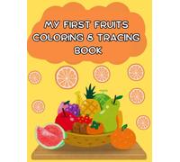 Kids Fruits Coloring and Tracing book