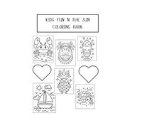 KIDS FUN N THE SUN COLORING BOOK