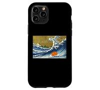 Kids Funny Retro Vintage Surfing Orange Guinea Pig Lover Custodia per iPhone 11 Pro