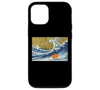 Kids Funny Retro Vintage Surfing Orange Guinea Pig Lover Custodia per iPhone 12/12 Pro