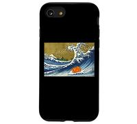 Kids Funny Retro Vintage Surfing Orange Guinea Pig Lover Custodia per iPhone SE (2020) / 7 / 8