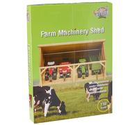 Kids Globe - 610047 - Wooden Tractor Shed - 1:50 Scale