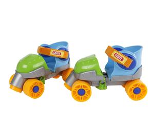 Kids Globe 720523 Roller Skates Blue/Green (Size Adjustable 24-30, Inline Skates