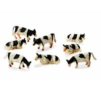 Kids Globe 8 Friesian Cattle