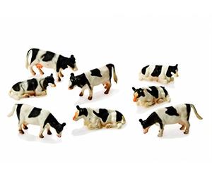 Kids Globe 8 Friesian Cattle