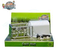 Kids Globe Calve Capanna (Casa) & Penna Con 2 Nero & Bianco Vitelli - 1:3 2