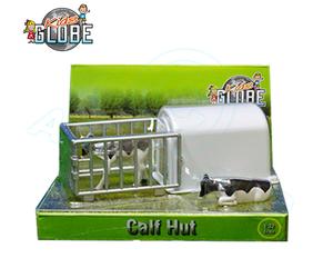 Kids Globe Calve Capanna (Casa) & Penna Con 2 Nero & Bianco Vitelli - 1:3 2