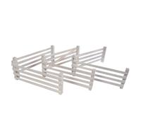 Kids Globe Horses Houten Hekken 6 Stuks Wit