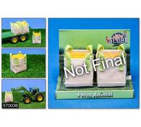 Kids Globe Agricoltura – 2 pezzi Grande Borsa 1 Tonnellata per Forcelle con Silo