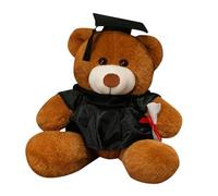 Kids Graduation Bear - Graduation Bear 2024 - Orso peluche con cappello, orso di laurea celebra il diploma universitario e le scuole elementari per bambini di laurea orso di laurea decorazione di laur