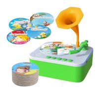 Kids Grammofono | Giocattolo Musicale Fonografo Storie per Bambini | Macchina Narratrice Sviluppo Sensoriale Educazione Precoce | Regalo Bambina Bambino 3+ Anni Figlia Figlio