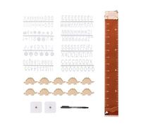 Kids Growth Chart, Cartoon Height Ruler, Cute Height Chart, Funny Growth Measurement, Children's Room Decor, Bedroom Height Measurement, Colorful Growth Tracker, Playful Height Chart, Durable Kids